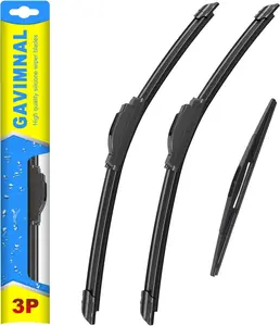 ® "+"+" Silicone Wiper Blades Replacement For Honda Element,AllSeason Front Rear Windshield Wiper Blades(Set of )