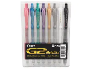 Pilot G2 Metallics Assorted Ink Pens