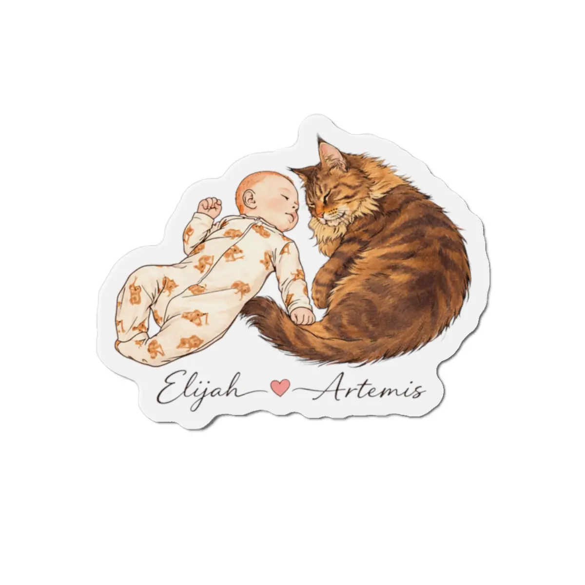 Custom family magnet