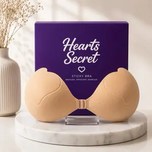 Hearts Étreinte Secrète – Invisible Adhesive Sticky Bra - No.1 Bra for Comfort.