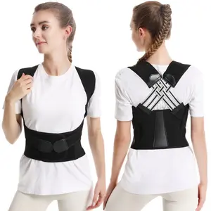 Ergonomic Back Support Belt, 2026 Upgraded Back Brace for Daily Comfort, Invisible Under Clothes for Office & School, Breathable Body Alignment for Men & Women