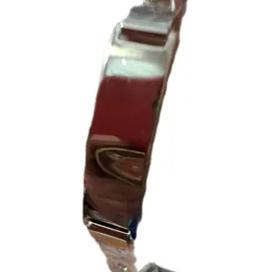 esclava d hombre d oro laminado 18k placa solida con eslabones color oro