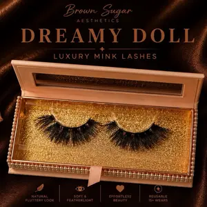 Dreamy Doll Strip Eyelashes, Makeup False Lashes for Beauty & Personal Care
