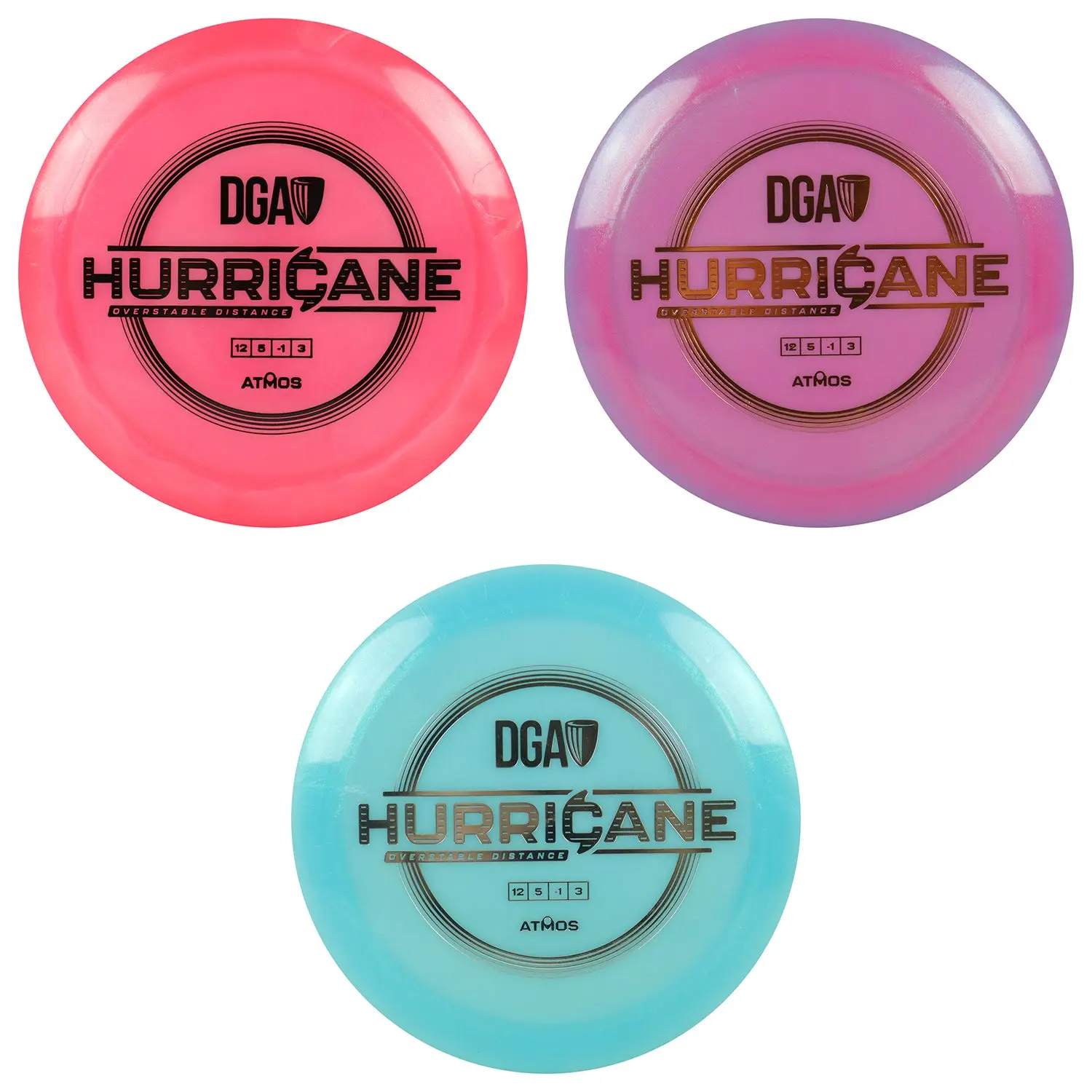 DGA Disc Golf Atmos Hurricane Distance Driver 12/5/-1/3 - Choose Exact Disc