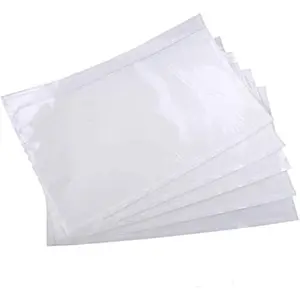 6" x 9" Clear Adhesive Top Loading Packing List Pouches Shipping Label Envelopes (200 Pack)