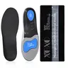 Orthopedic Insoles with Arch Support & Non-Slip Heel Liners - Military-Grade PU/TPU High Cushion, Plantar Relief, Breathable All-Seasons, Heavy Users (220+ lbs) Support, Athletic Work/Hike Use