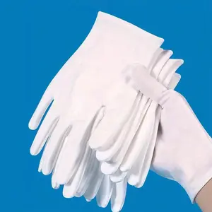 Gloves for Eczema and Dry Hands, Breathable Material Work Gloves with Lining, Universal Fit, Moisturizing Feature Spa Jewelry Inspection Gloves for Women