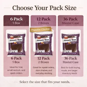 Cloverhill Jumbo Honey Bun Chocolate Iced