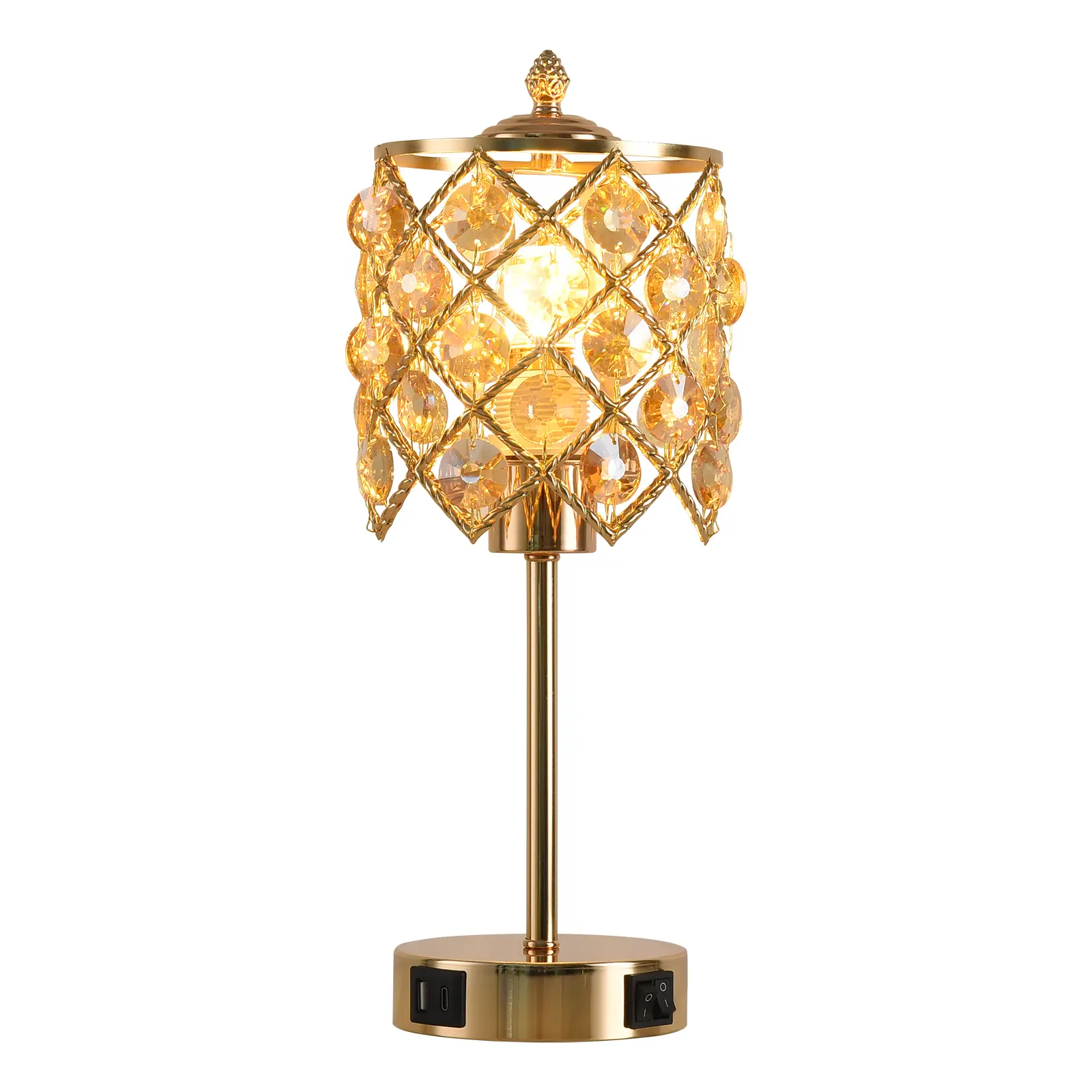 Crystal table lamp