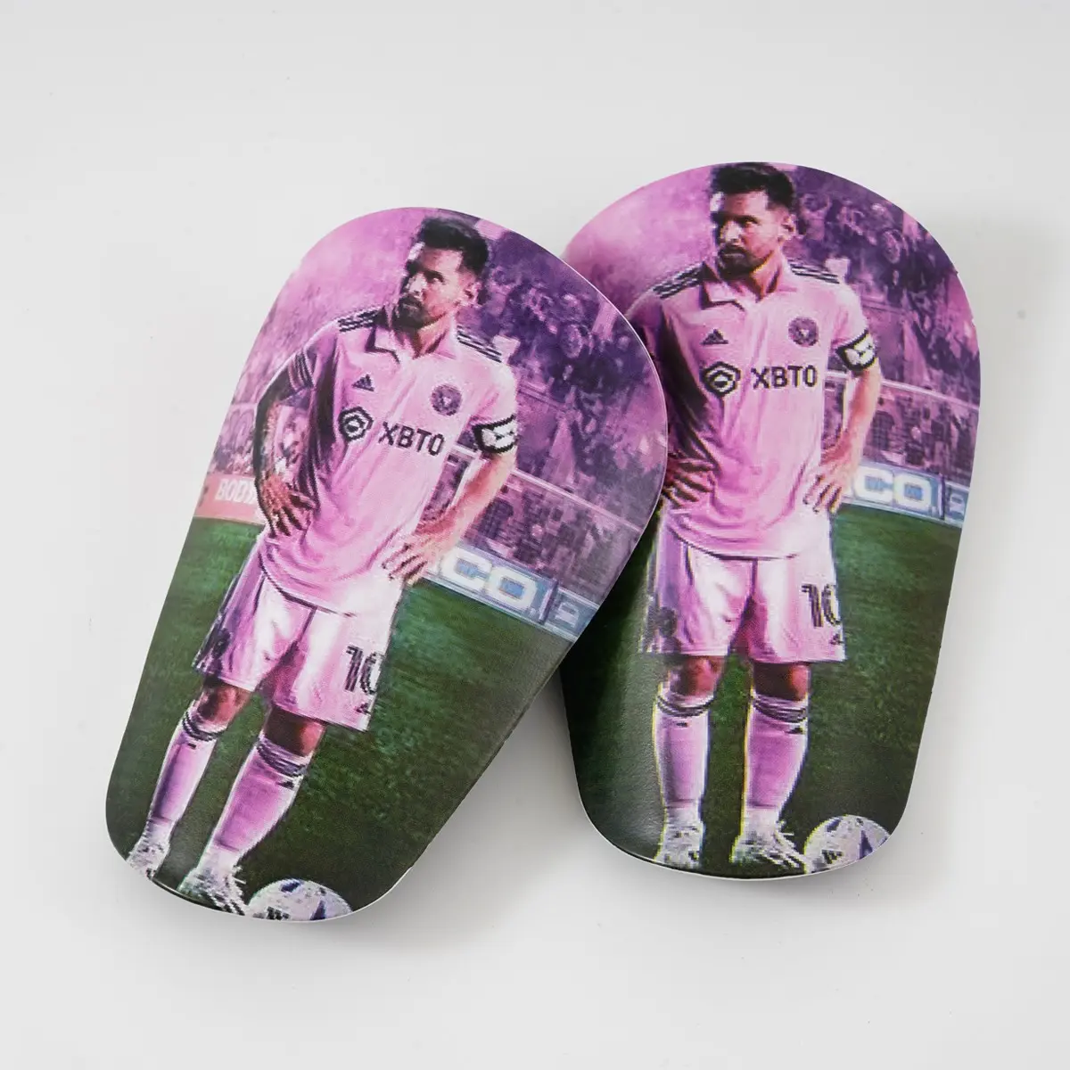 Mini Soccer Shin Guards, Durable Portable Football Leg Pads, Comfortable Wear for Sports Like Football Basketball Baseball