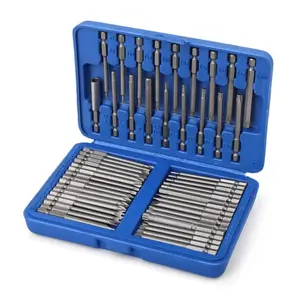 50 extra long screwdriver sets with 75mm safety screwdriver heads, Torx star shaped hexagonal wrench heads, fully automatic han
