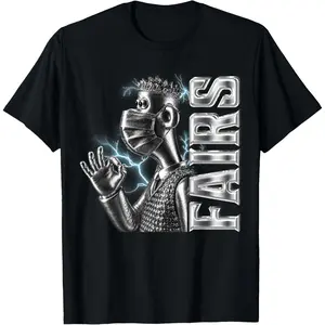 100% Cotton Funny YBG Wallace Vintage Fairs Slang Tuff Meme T-Shirt