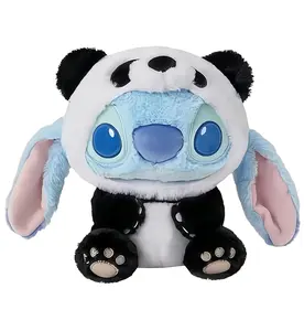 MINISO Disney 11.8 inch Stitch Panda Cosplay Doll - Soft and Comfortable Hug Companion, for Girlfriend, Valentine's Day
