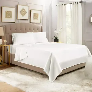Premium Brushed Microfiber Fitted Sheet | Up To 15 Inches Deep Queen Fitted Sheet - Bottom Sheet - Deep Pocket - Soft Microfiber - Shrinkage and Fade Resistant - Easy Care -1 Fitted Sheet Only