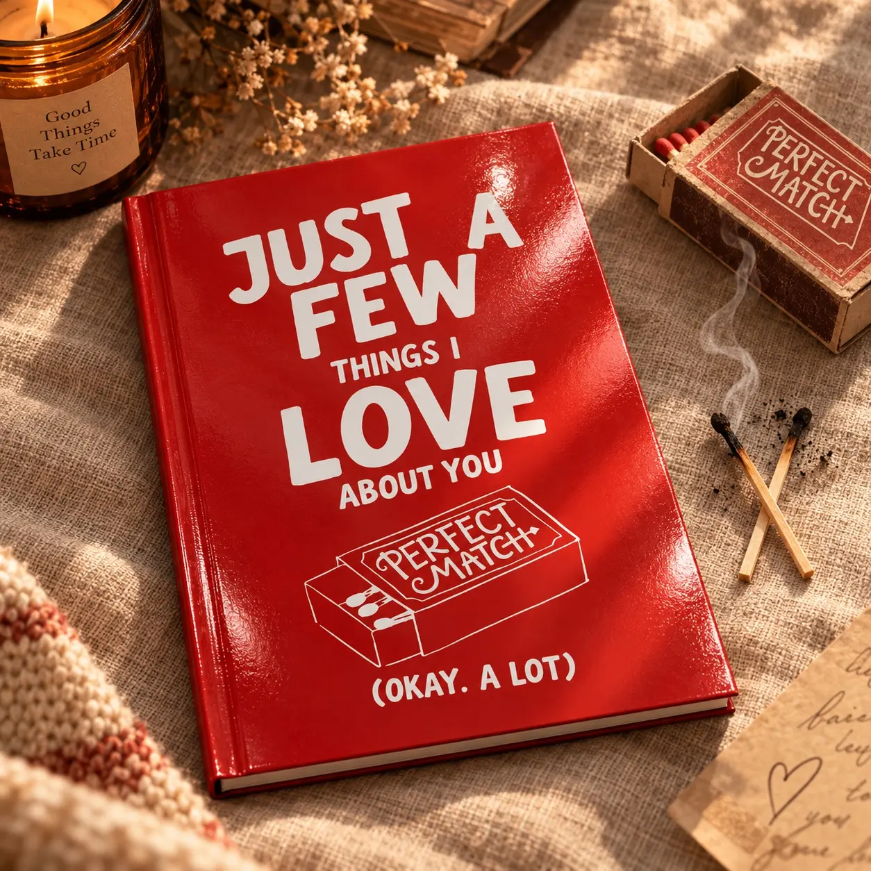 Just A Few Things I Love About You (Okay, A Lot) Romantic Couples Fill-In-The-Blank Gift Book. Love Letter Gift for Valentines Day, Anniversary