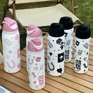 Magic Poker Theme Stainless Steel Insulated Cup, Dual-Layer Thermal Mug, Water Bottle, Travel Cup, Thermos Cup, Outdoor Sports, Gift Idea, Funny Dad Tumbler