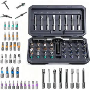 2025 42 in 1   Set,Portable Ratcheting  Set,T Handle Allen Wrench Set,Suitable for Repairing,,Digital, , Household,Appliances, DIY Design