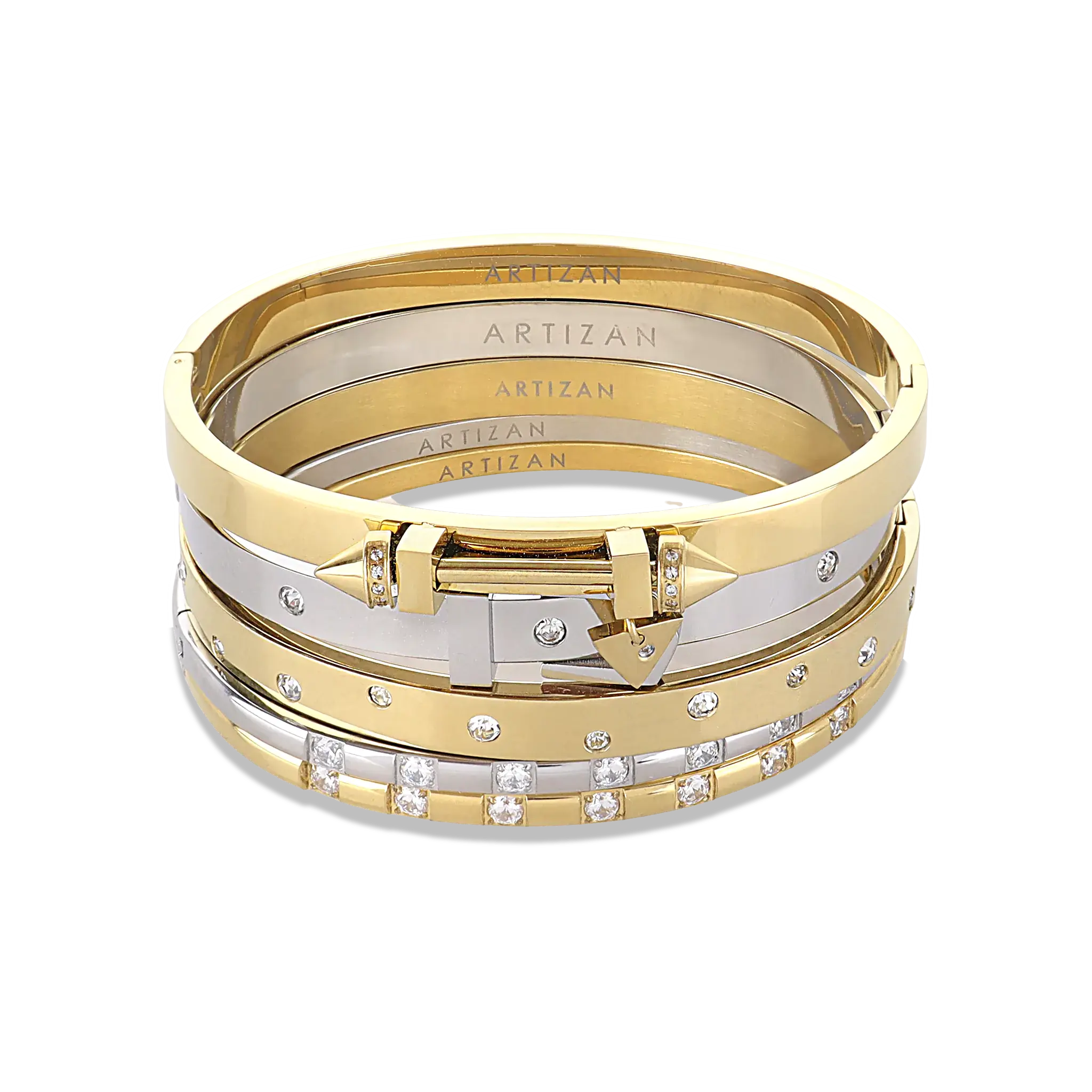 TRIANGLE BRACELET STACK
