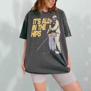 [ SALES UP TO 30% ] 90s Golf Movie Shirt, Funny Retro It's All in the Hips Chubbs Happy Graphic Tee, Shooter McGavin Golfing Shirt Merch