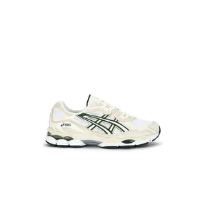 Asics Gel-Nyc in Ivory & Forest Night