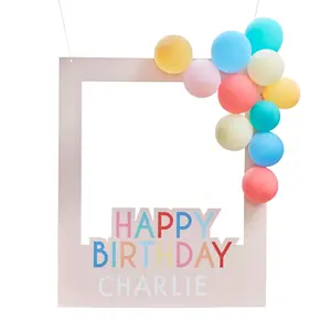 Colorful Birthday Balloon Photo Frame Kit