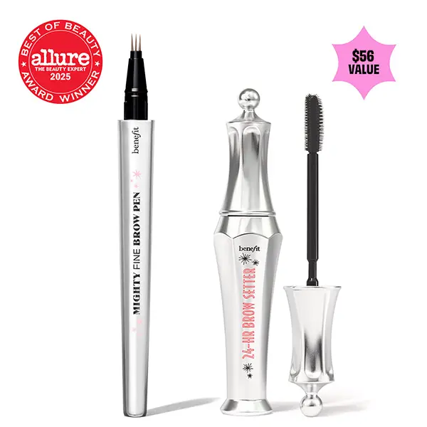 Benefit Cosmetics Mighty Fine Brow Pen + 24-HR Brow Setter Value Set Benefit Cosmetics Mighty Fine Brow Pen + 24-HR Brow Setter Value Set