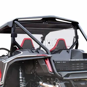 StarknightMT Talon 1000 Rear Windshield with Vent for 2-Seater, Clear Polycarbonate Back Window Compatible with Talon 1000R/1000X 2019-2025