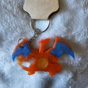 Pokemon Charizard Keychain - Perfect for Fans of Pokemon and Characters