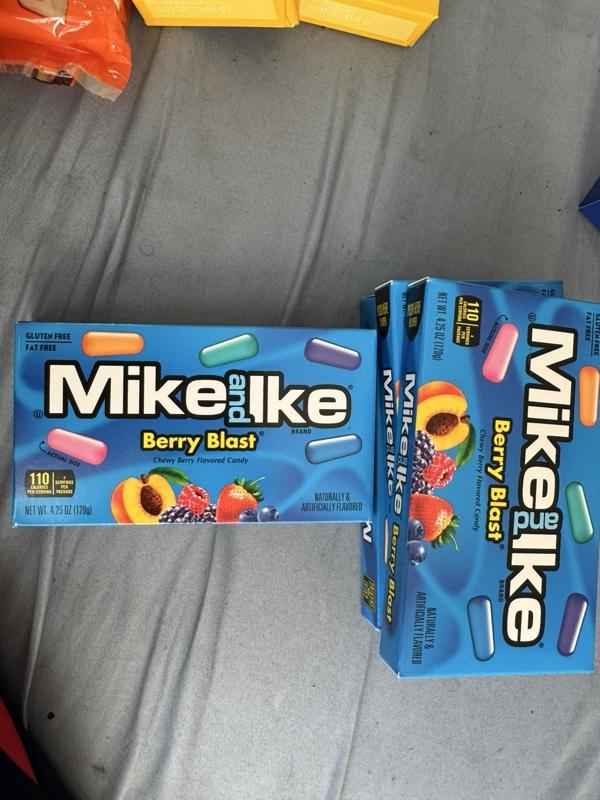 Mike and Ike Berry Blast 3 Pack Combo - Chewy Berry Flavored Candy - 110g Each - Perfect for Snacking