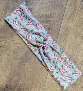Christmas Tree Headband; Twist Headbands; Holiday Headbands; Comfortable Headbands; Casual; Daily wear