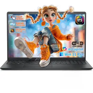 Dell Inspiron 15 3535 Touchscreen Laptop, AMD Ryzen 7 7730U, 15.6" FHD IPS, 64GB DDR4 RAM, 4TB PCIe SSD, Windows 11 Pro, Copilot AI