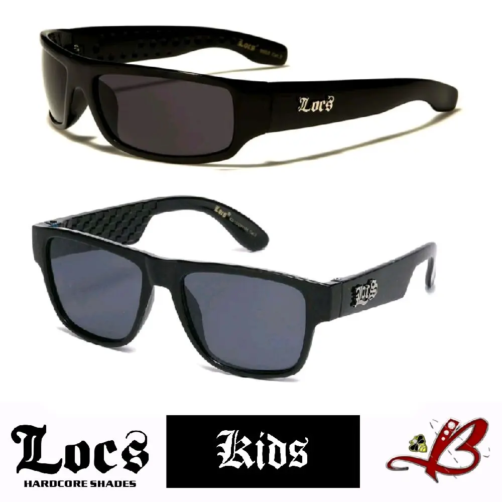 LIL' LOCS Youth Size Classic Gangster Cholo Mad Dog Shades OG