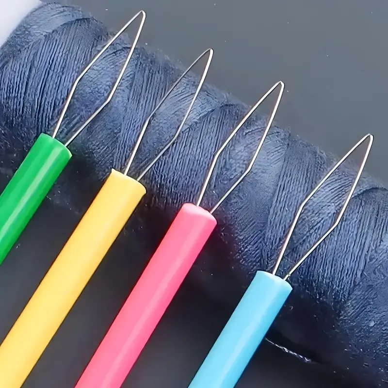 5 Pack Vibrant Cylinder Threaders - Effortless Needle Threading for DIY Sewing & Senior Handicrafts Sewing Supplies Crafts Sewing Tools
