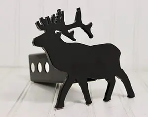 Matte Black Elk Hitch Cover – Fits 2” Hitch Receiver