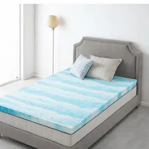 2 Inch Cool Gel Memory Foam Mattress Topper Twin XL, Pressure Relief