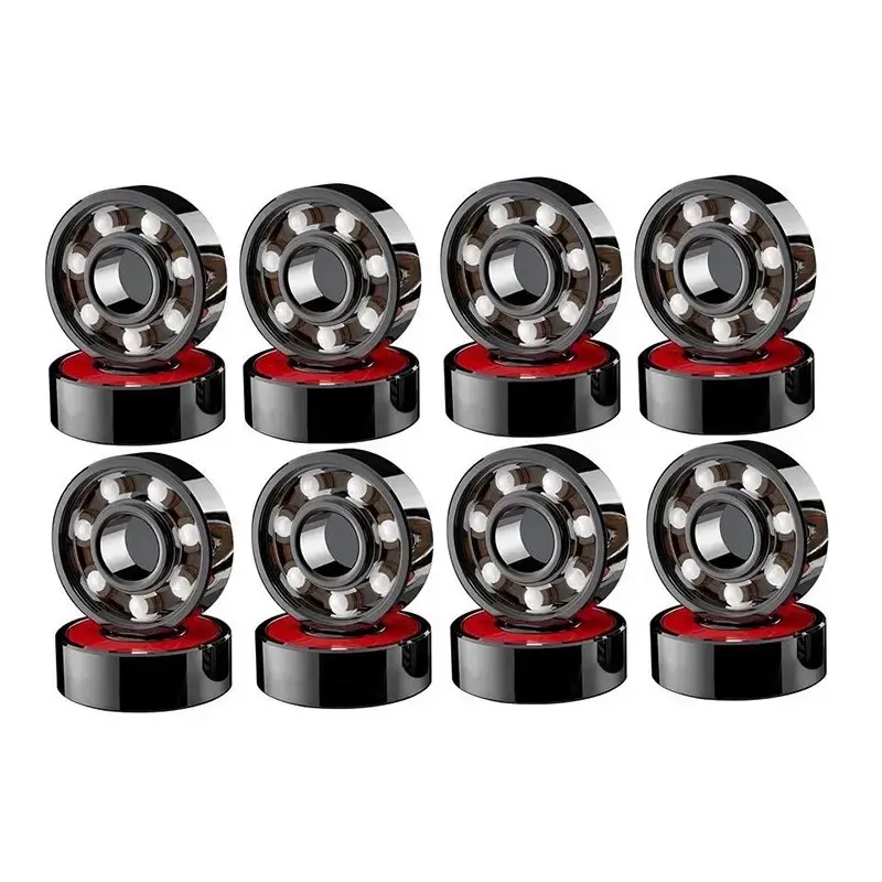 16 Pcs Ceramic Bearings High Speed Wear Resistant for Skate Skateboard Wheel