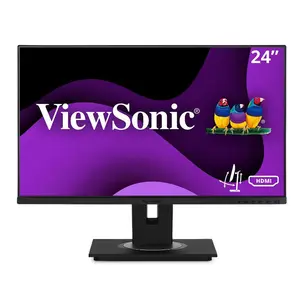 ViewSonic 24" 1080p Ergonomic 40-Degree Tilt IPS Monitor with HDMI, DP, and VGA