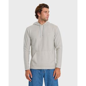 Quiksilver | Alamitos Jacquard Stripe Pullover Hoodie | Men's 100% Cotton Embroidered Logo Regular Fit | Everyday Wear & Casual Streetwear
