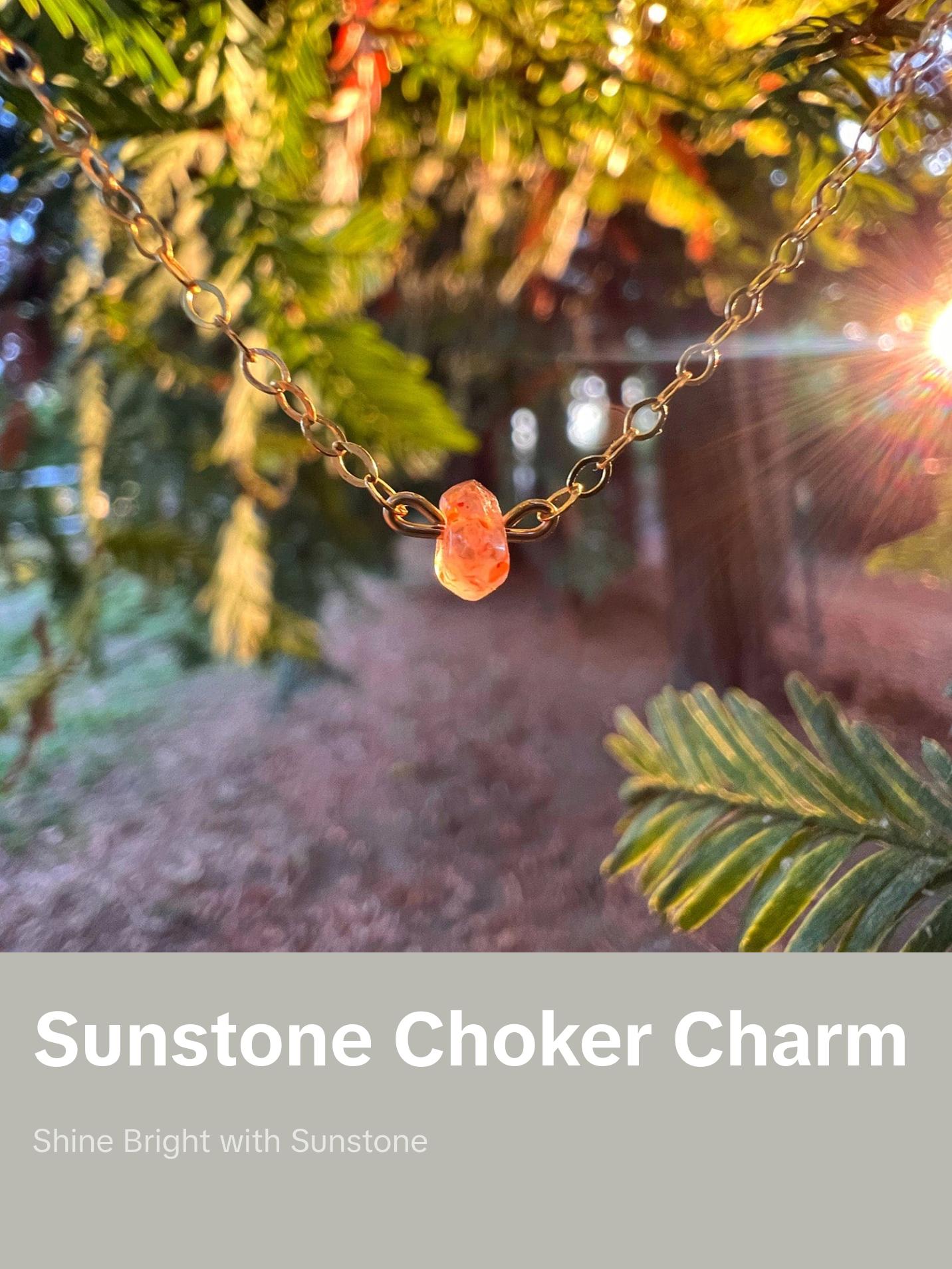 Sunstone Choker Necklace