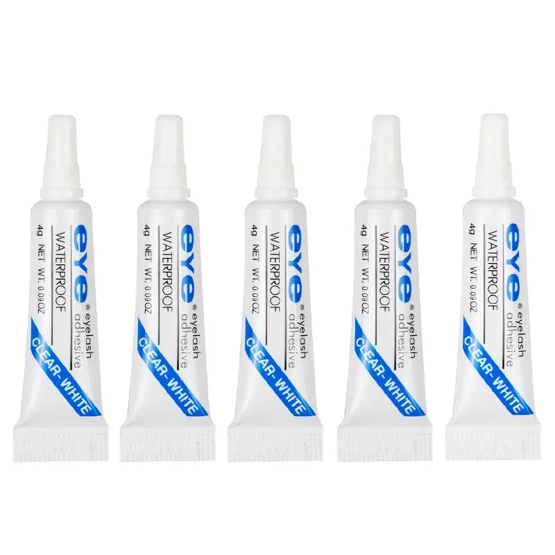 Waterproof Eyelash Glue, Clear Lash Glue, Eyelash Bond Glue, Transparent Hypoallergenic Formula Eyelash Adhesive, Eyelash Fixer, Durable Latex-free Adhesive for Eyelash Falsies, Eye Makeup Supplies, Makeup, Eyelash Extension