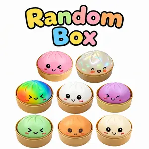 Surprise Big Dumpling Squishy Toy, Soft Sensory Fidget Steamed Bun Squeeze Tool for Adult Stress & Anxiety Relief, Ideal Graduation Gift & Holiday Gift For Kids