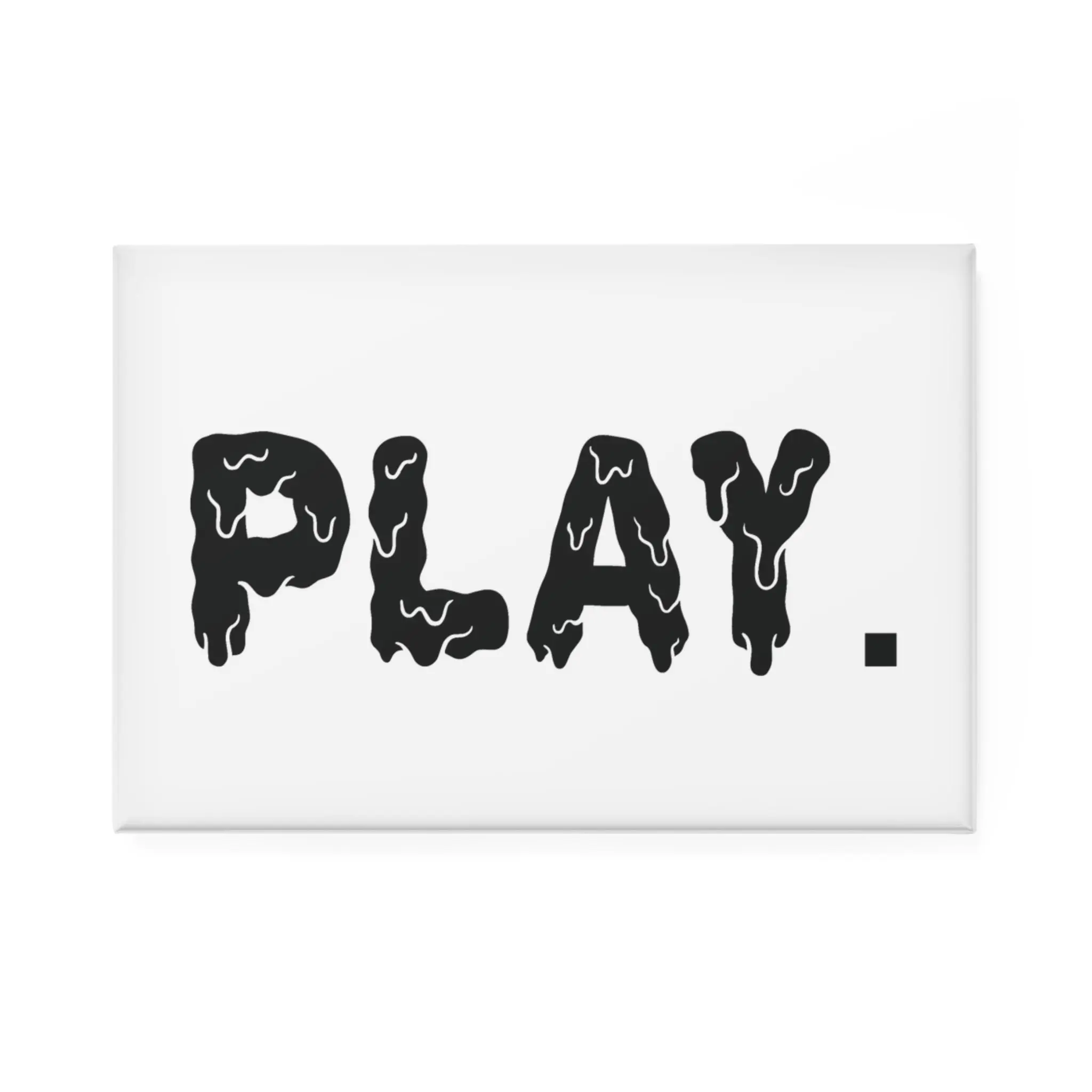 Play. - Button Magnets, Fridge Decor, Gift for Kids, Art Playroom Decor, Games Room Essentials from OurNaturalState.