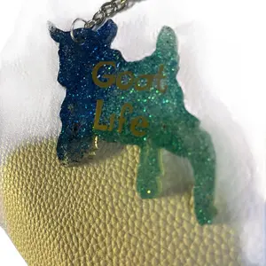 Goat life keychain