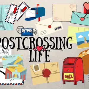 Postcrossing Life Postcards - Set of Five