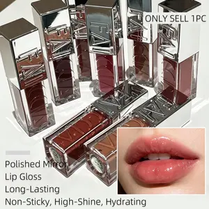 Fuxi Mirror Lip Gloss, Hydrating & Long-Lasting, 8 Colors Available, Perfect for Daily Use, Enhances Lips with Shine, Versatile & Bold