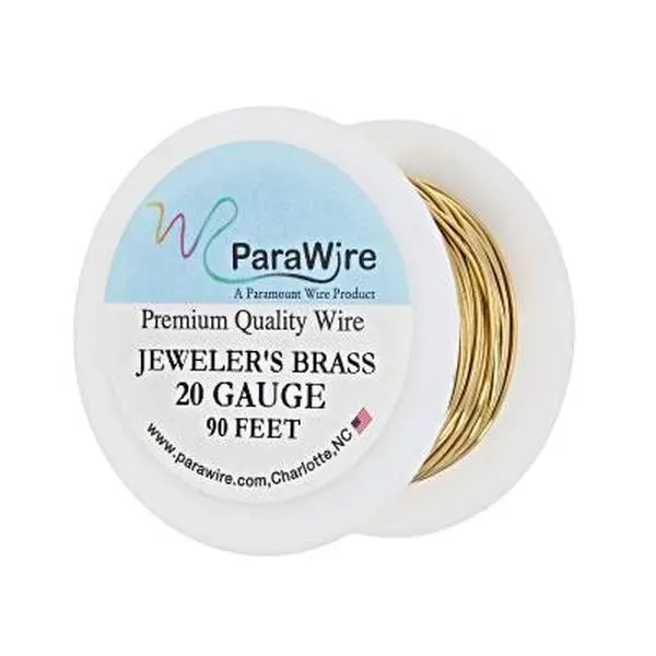 JTV Jeweler's Brass 20 Gauge Wire Spool Total of 90 Feet