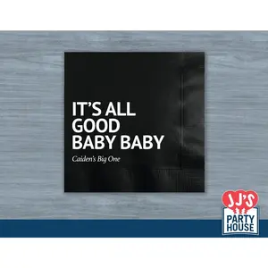 It's All Good Baby Bay Custom Personalized Beverage Napkins
