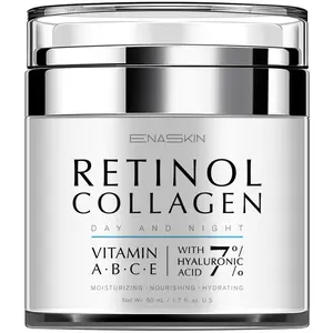 EnaSkin Retinol Cream for Wrinkles: Face Collagen Cream for Tightening Skin - Anti Aging Facial Moisturizer Day and Night for Women and Men 1.7 Fl OZ Skincare Comfort
