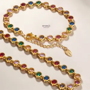 Rainbow Glow Set | Stainless Steel 18k plated