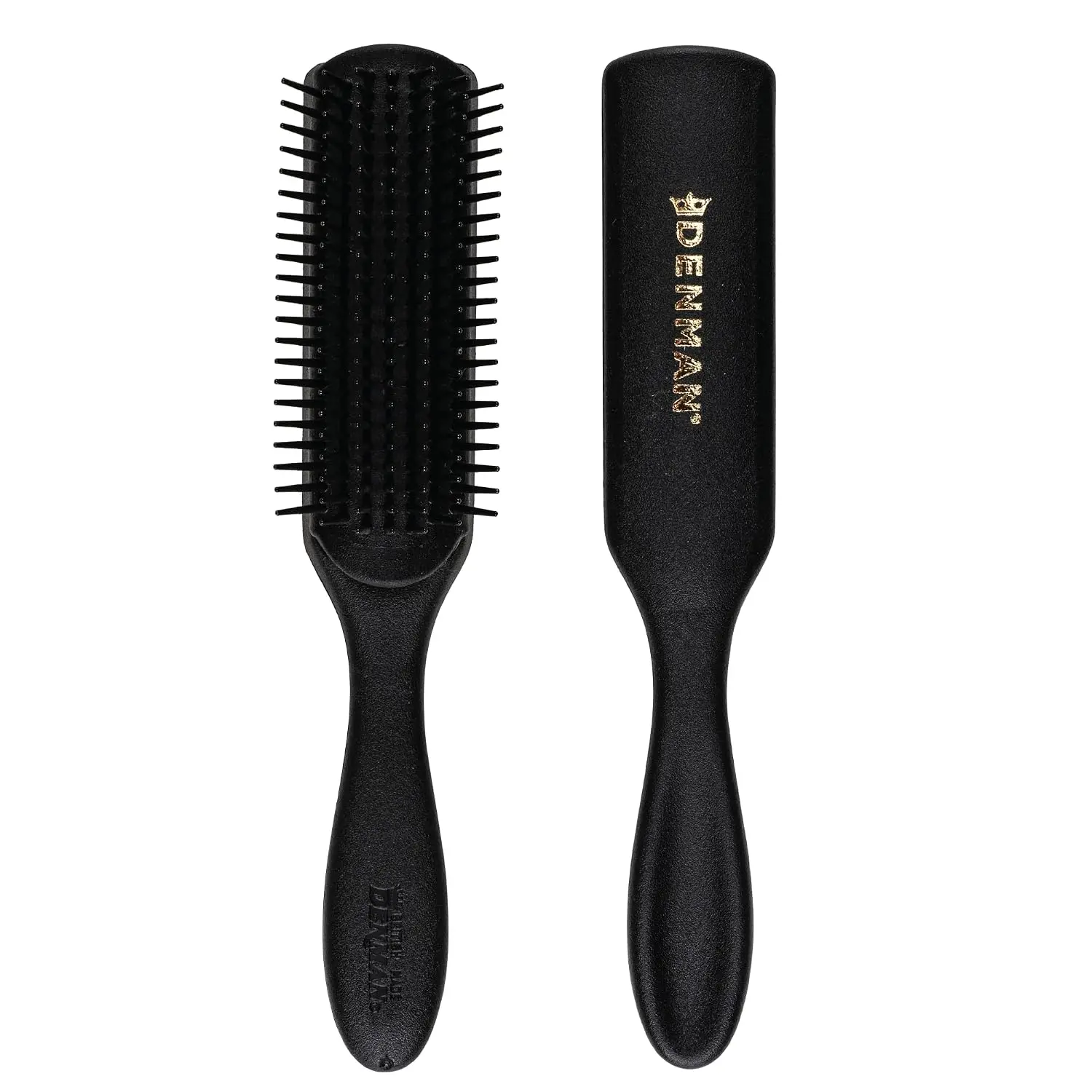 Denman D3 Original Curl Definer & Styler, Curly Hair Brush for Women & Men – 7 Row Detangling & Curl Defining Brush for Smooth Defined Curls - a precision Styling Brush for straight hair